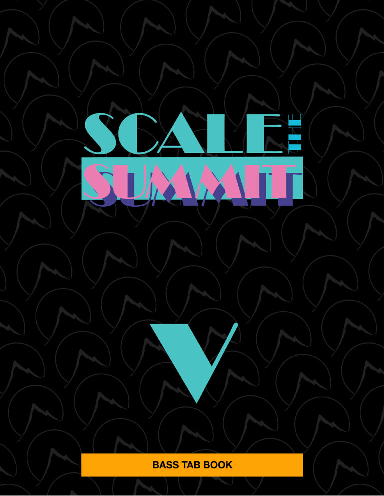 "V" - Scale the Summit - Bass Tabs • Digital